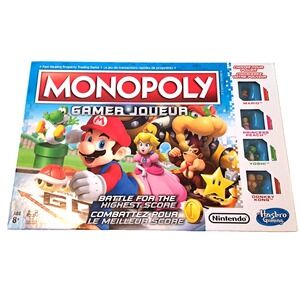 Monopoly Gamer‎ Edition Board Game Nintendo Super Mario NEW SEALED Spanish
